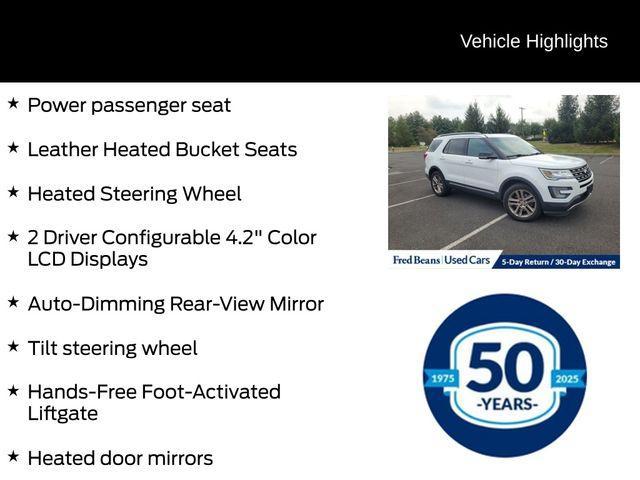 used 2017 Ford Explorer car, priced at $13,900