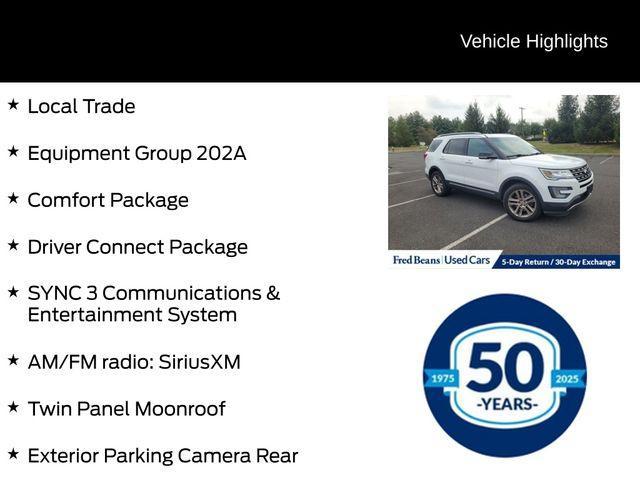 used 2017 Ford Explorer car, priced at $13,900