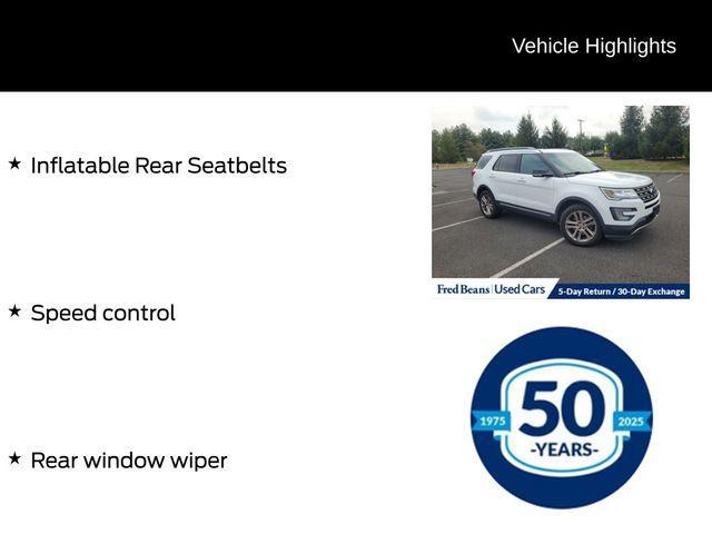 used 2017 Ford Explorer car, priced at $13,900