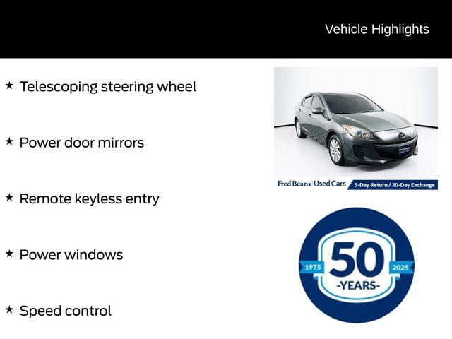 used 2013 Mazda Mazda3 car, priced at $8,900