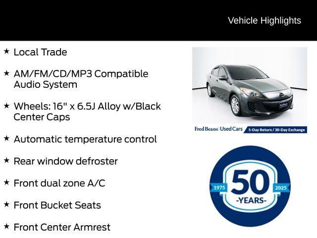 used 2013 Mazda Mazda3 car, priced at $8,900