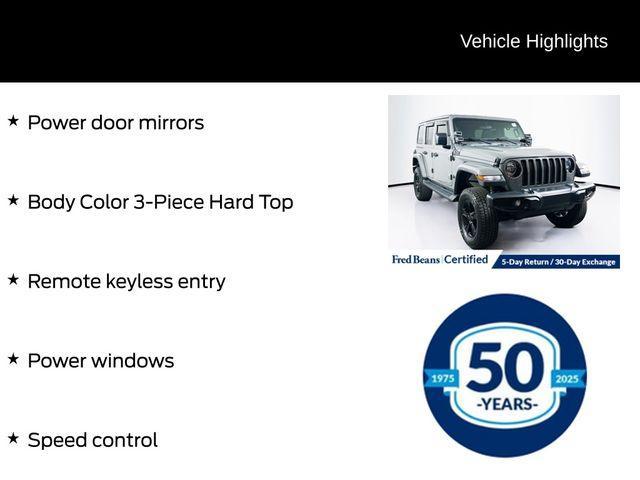 used 2020 Jeep Wrangler Unlimited car, priced at $29,590