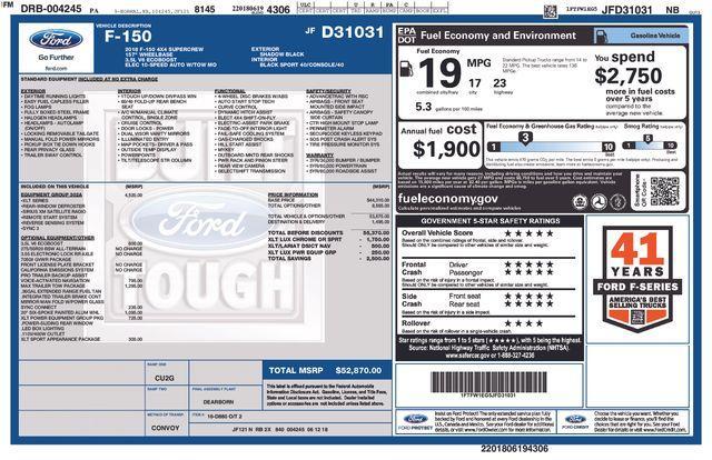 used 2018 Ford F-150 car, priced at $24,000