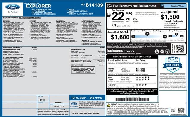 used 2022 Ford Explorer car, priced at $36,000
