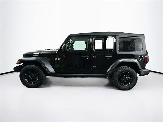 used 2021 Jeep Wrangler Unlimited car, priced at $32,000