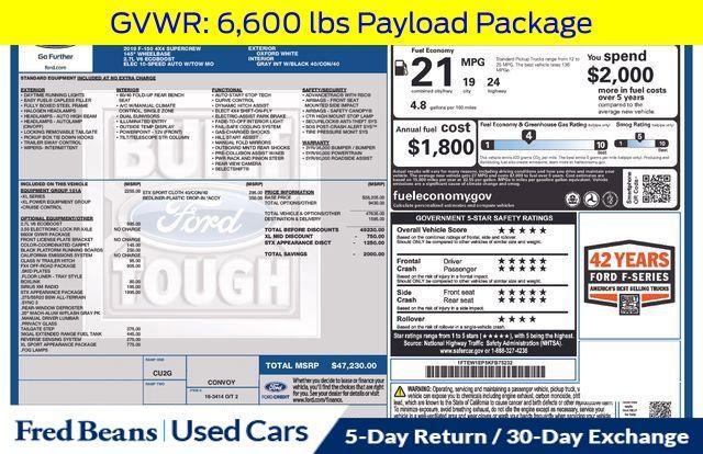 used 2019 Ford F-150 car, priced at $26,000