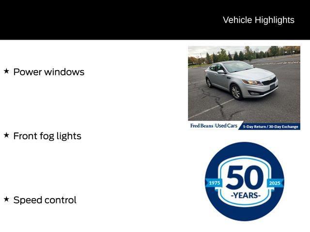 used 2013 Kia Optima car, priced at $8,900