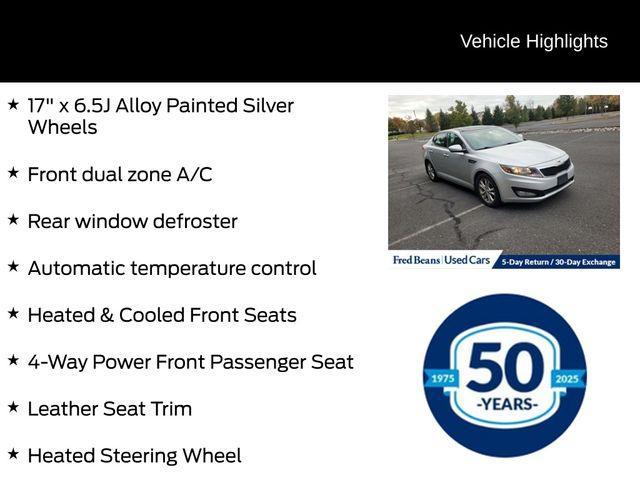 used 2013 Kia Optima car, priced at $8,900