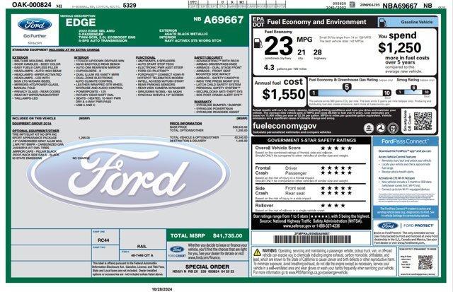 used 2022 Ford Edge car, priced at $22,939