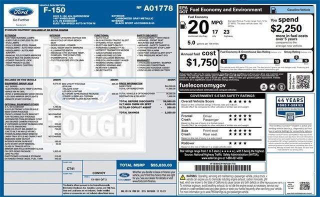 used 2022 Ford F-150 car, priced at $41,940