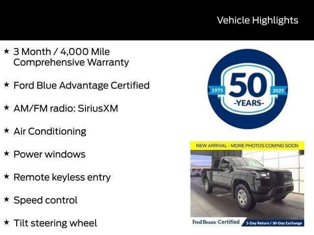 used 2024 Nissan Frontier car, priced at $31,900
