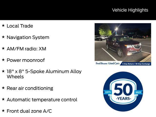 used 2013 Acura MDX car, priced at $5,990