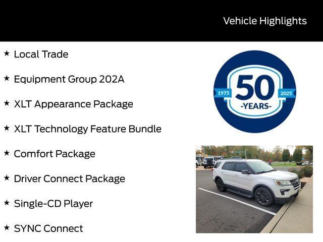 used 2018 Ford Explorer car, priced at $16,500