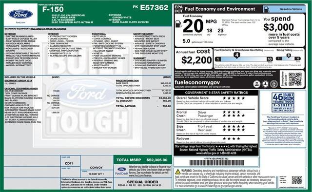 used 2023 Ford F-150 car, priced at $43,900