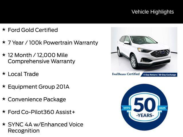 used 2022 Ford Edge car, priced at $22,510