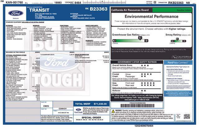 new 2024 Ford Transit-350 car, priced at $66,404