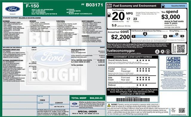 used 2023 Ford F-150 car, priced at $44,050