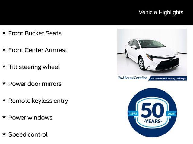 used 2024 Toyota Corolla car, priced at $23,500