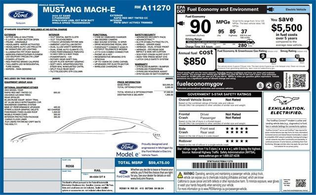 used 2024 Ford Mustang Mach-E car, priced at $49,900