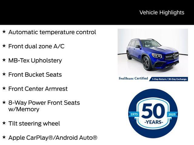 used 2021 Mercedes-Benz GLB 250 car, priced at $25,000