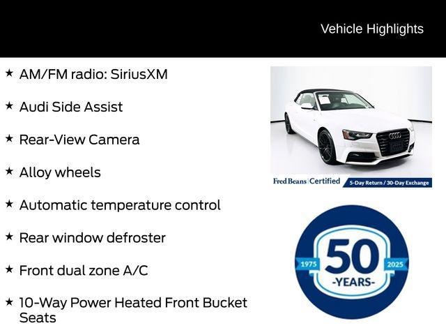 used 2017 Audi A5 car, priced at $20,500