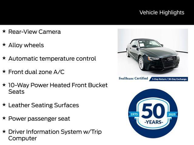 used 2017 Audi A5 car, priced at $15,160