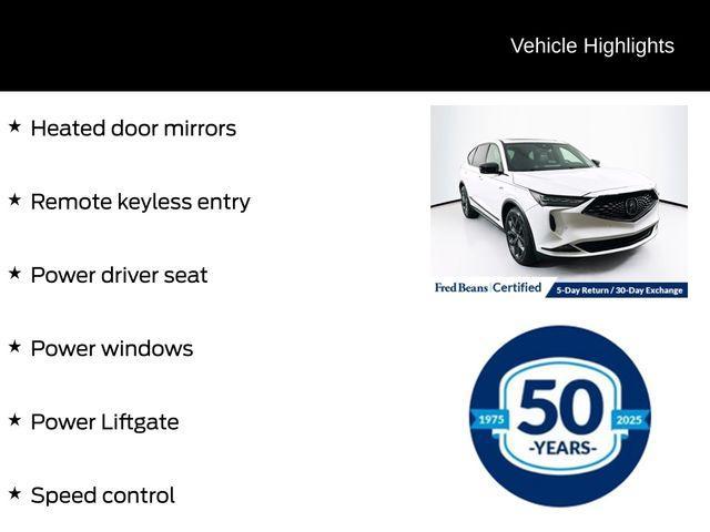 used 2023 Acura MDX car, priced at $39,910