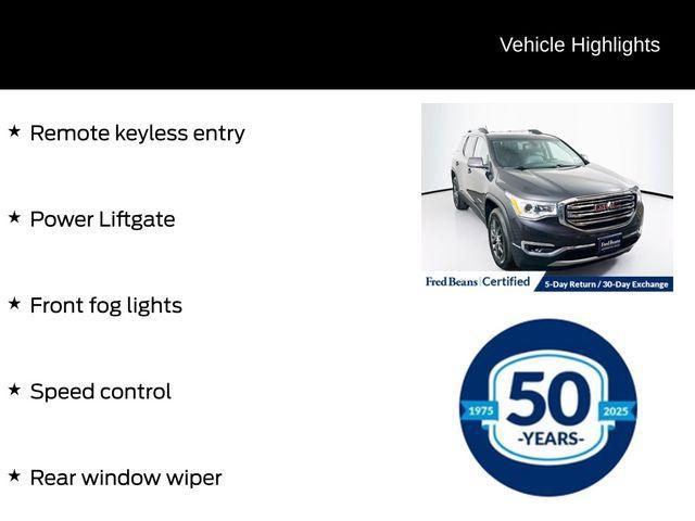 used 2017 GMC Acadia car, priced at $15,090