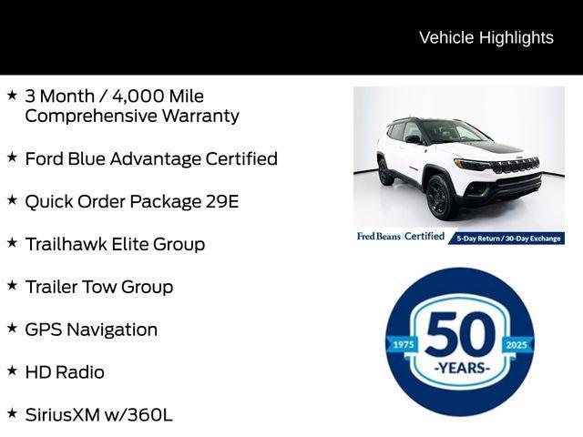 used 2024 Jeep Compass car, priced at $28,900