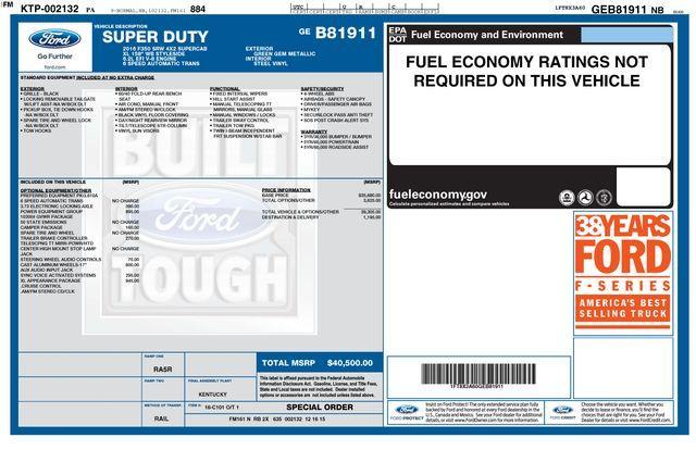 new 2016 Ford F-350 car