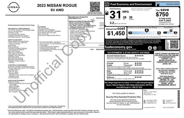 used 2023 Nissan Rogue car, priced at $27,060