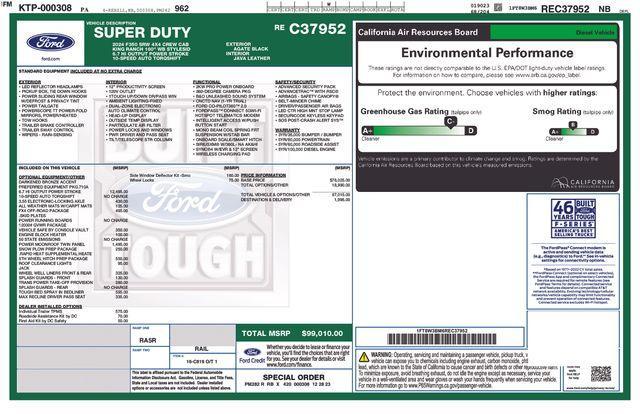 used 2024 Ford F-350 car, priced at $86,900