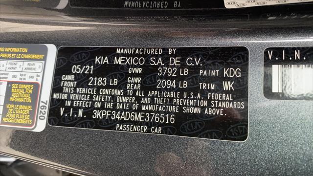 used 2021 Kia Forte car, priced at $12,999