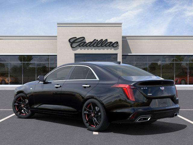 new 2025 Cadillac CT4 car, priced at $50,805