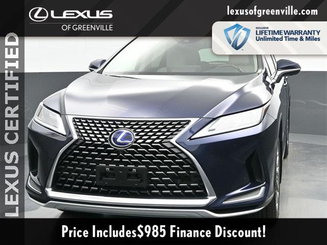 used 2022 Lexus RX 450h car, priced at $51,598