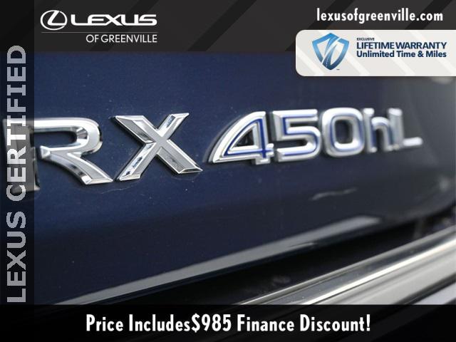 used 2022 Lexus RX 450h car, priced at $51,598