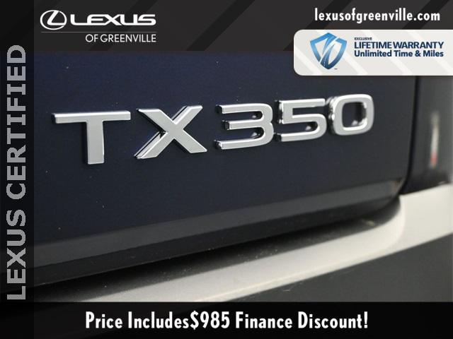 used 2024 Lexus TX 350 car, priced at $55,998