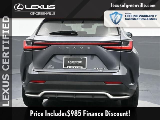 used 2022 Lexus NX 350 car, priced at $41,598
