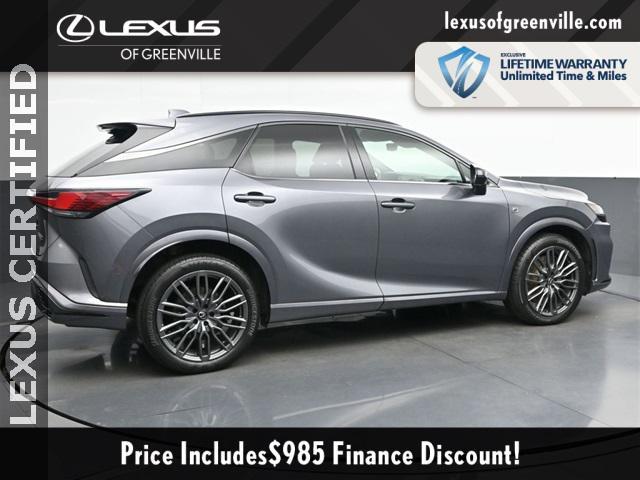 used 2023 Lexus RX 500h car, priced at $54,998