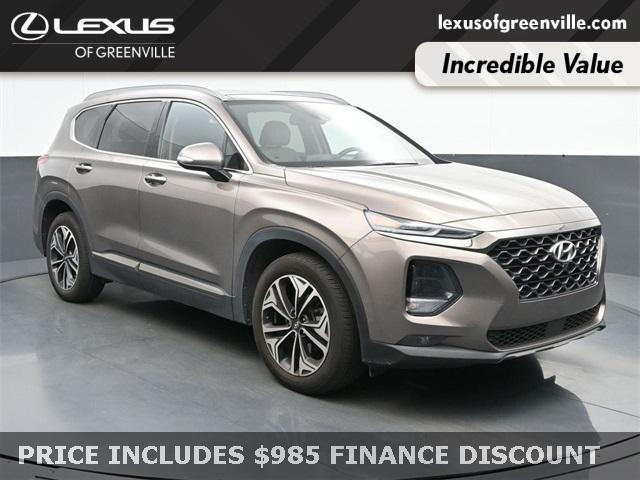used 2020 Hyundai Santa Fe car, priced at $17,598