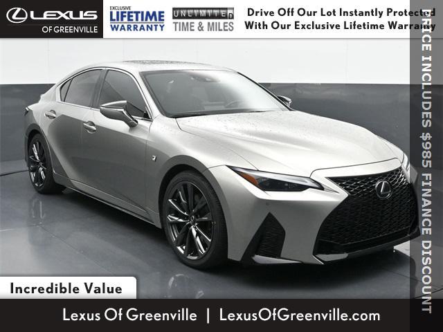 used 2023 Lexus IS 350 car, priced at $43,598