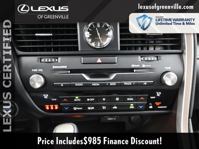 used 2022 Lexus RX 350 car, priced at $44,998