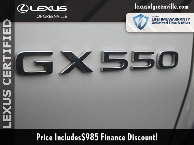 used 2024 Lexus GX 550 car, priced at $84,598