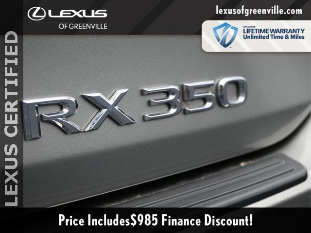 used 2022 Lexus RX 350 car, priced at $46,998