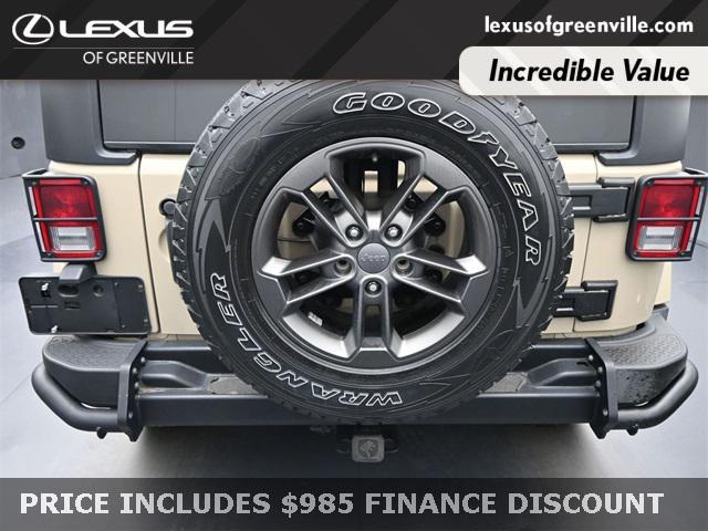 used 2018 Jeep Wrangler JK car, priced at $22,598