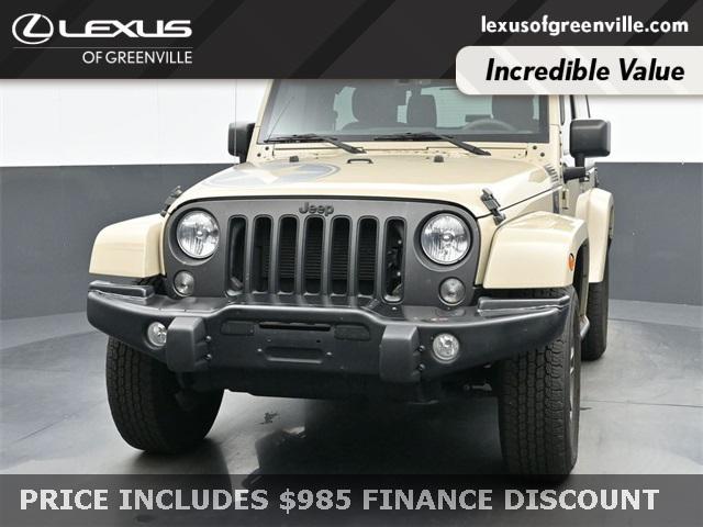 used 2018 Jeep Wrangler JK car, priced at $22,598