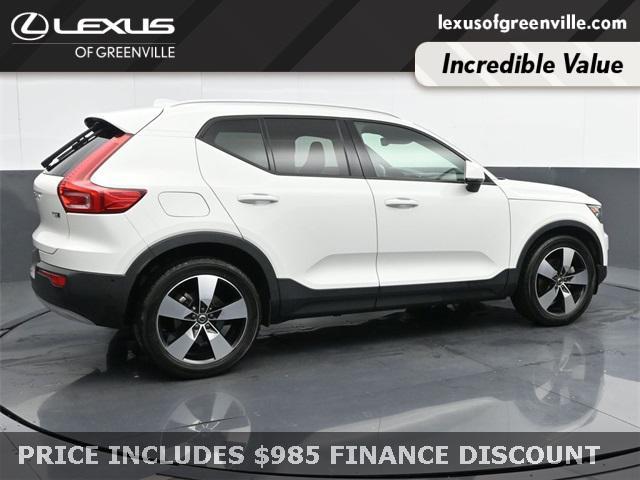 used 2019 Volvo XC40 car, priced at $19,998