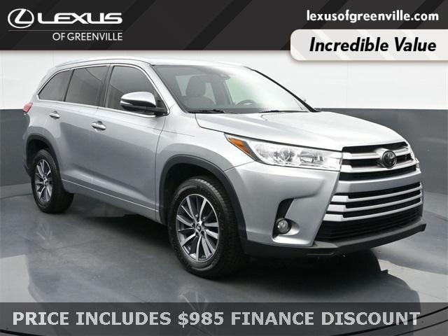 used 2018 Toyota Highlander car, priced at $23,998