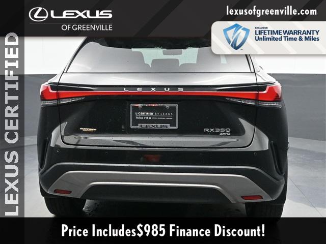 used 2023 Lexus RX 350 car, priced at $51,998