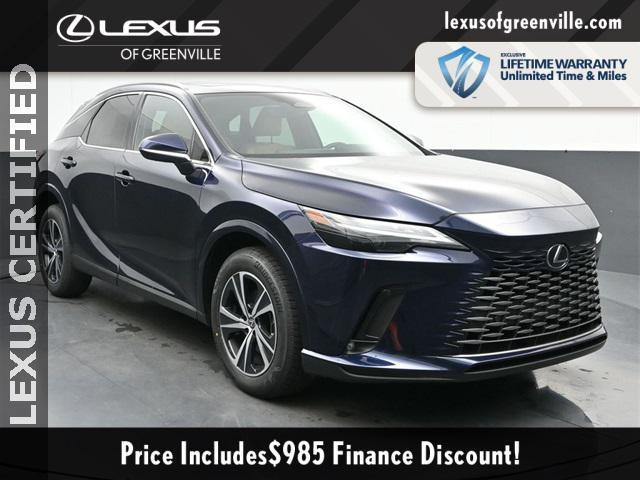 used 2023 Lexus RX 350 car, priced at $47,998